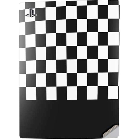 Checkerboard Split PS5 Digital Edition Console Skin
